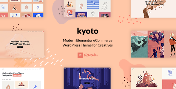  Kyoto - Creative Portfolio Display Template WordPress Theme