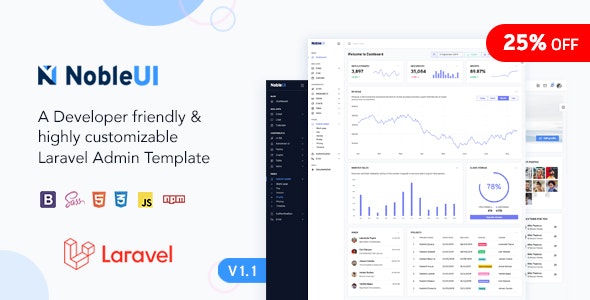 NobleUI - HTML Bootstrap 5 Admin Dashboard Template