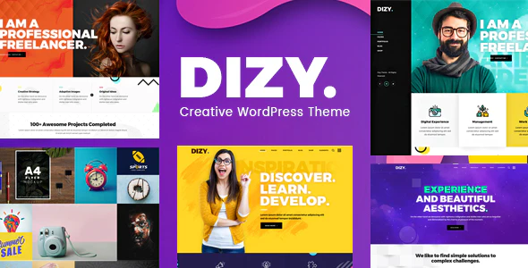 Dizy - 高端创意产品展示网站模板WordPress主题