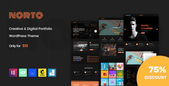 Norto - 创意产品展示网站WordPress模板
