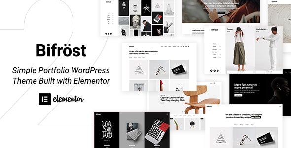 Bifrost - 专用简洁产品展示网站WordPress模板