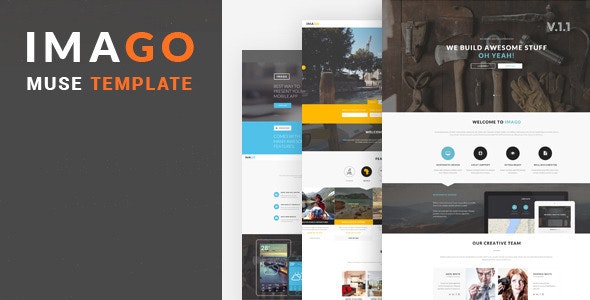 Imago - 多用途企业网站Muse模板