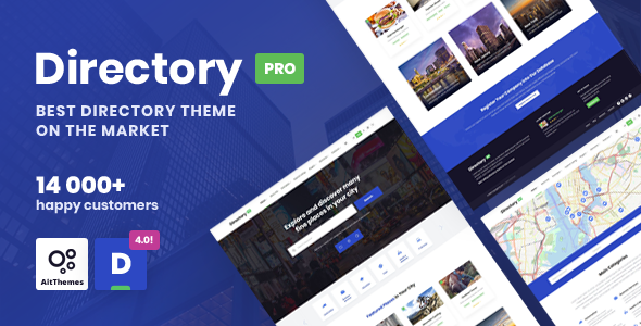  DirectoryPRO - WordPress template for professional local business directory website