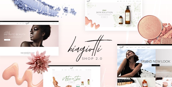 Biagiotti - 美容用品化妆品在线商店WordPress模板