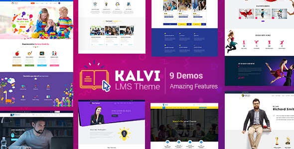Kalvi - LMS 高端教育培训学校网站WordPress主题