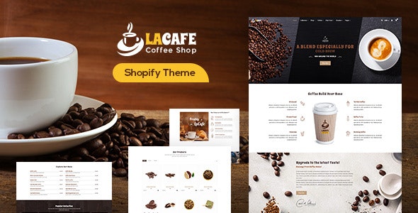 La Cafe - Coffee 咖啡商店网站Shopify模板