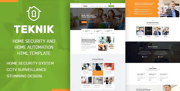 Teknik - 安保公司安全服务网站HTML模板