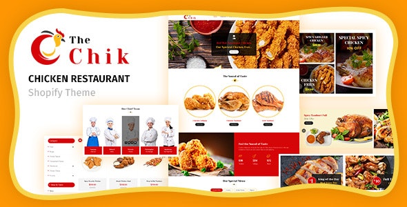 Chik - 响应式餐饮美食Shopify模板