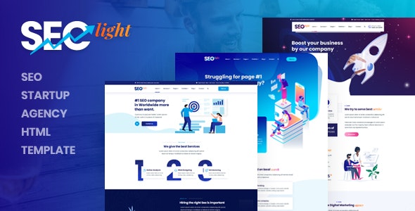 Seclight - Seo 搜索引擎优化推广HTML模板