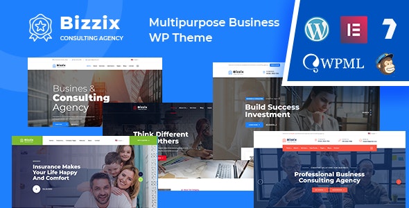 Bizzix - 多概念企业商务网站WordPress模板