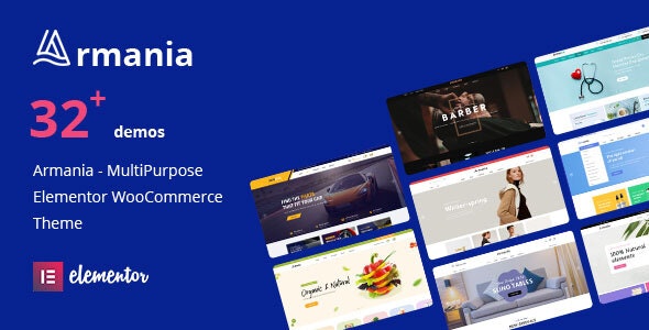 Armania - Elementor可视化编辑在线电商网站WooCommerce模板