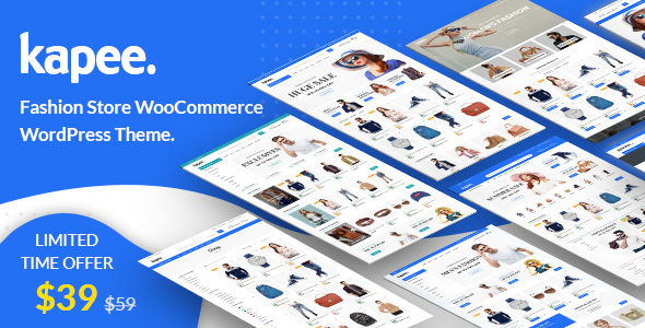  Kapee - WooCommerce template for fashion online clothing store website