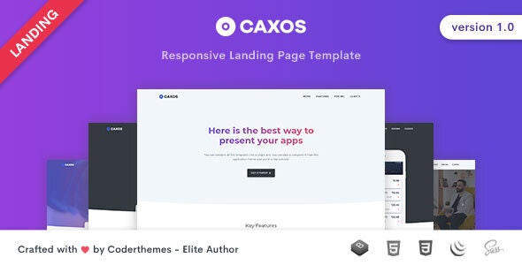 Caxos - 多用途企业商务着陆页HTML模板