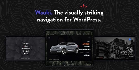 Wauki - 高端全屏产品展示网站WordPress模板