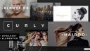 Curly - A Stylish Theme for Hairdressers and Hair Salons
