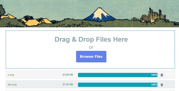 Contact Form 7 Drag and Drop FIles Upload - 联系表单多个文件上传扩展插件