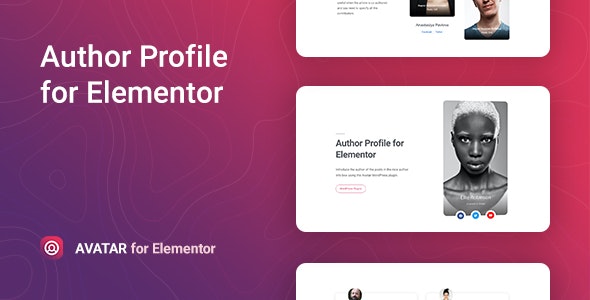 Avatar – Author Box for Elementor 文章作者展示插件