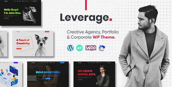 Leverage - Creative Agency & Portfolio WordPress Theme