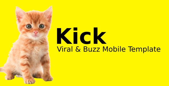 Kick - 响应式移动手机端网站HTML5模板