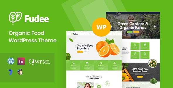 Fudee - 绿色生态有机商品网站WordPress模板
