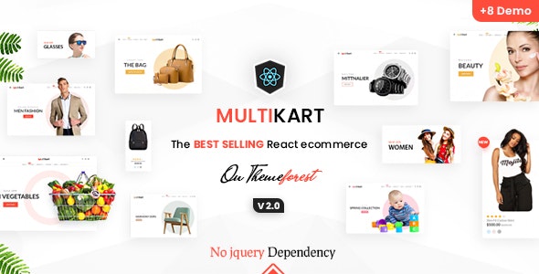 Multikart - 电子商务在线商店HTML5网站模板