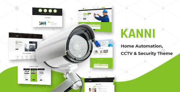 Kanni - 安防健康CCTV安保设备网站Wordress主题