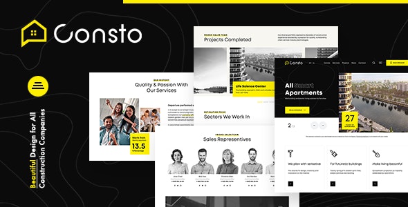 Consto - Industrial Construction Company Theme