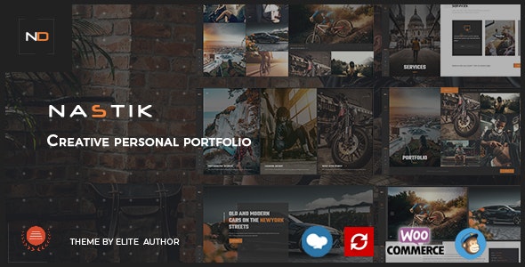 Nastik - 摄影艺术影视制作网站WordPress模板