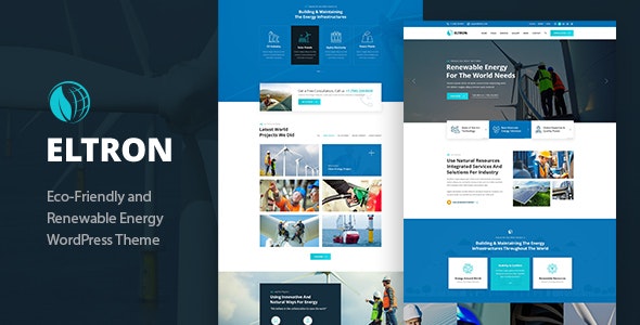 Eltron - Solar Energy WordPress Theme