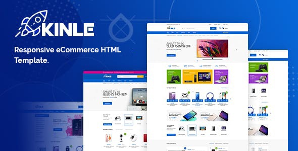 Kinle - 响应式电子商务网站HTML模板