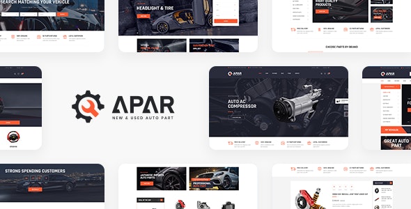 Apar - Auto Parts WordPress Shop Theme