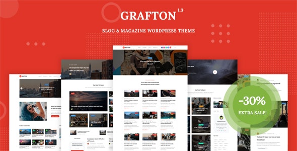 Grafton - 新闻博客资讯网站WordPress模板