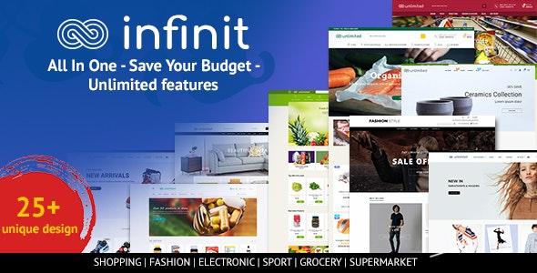 Infinit - 多功能响应式电子商务Shopify主题