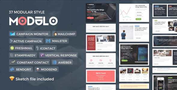  Modulo - Responsive Marketing Email Template