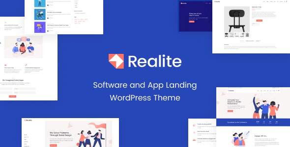 Realite - 应用程序APP着陆页网站WordPress模板