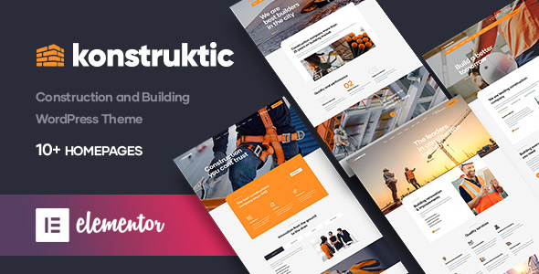  Konstruktic - WordPress theme of construction engineering installation enterprise website