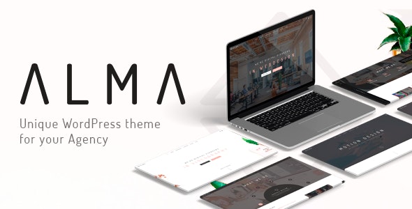 Alma - 极简多用途企业网站模板WordPress主题