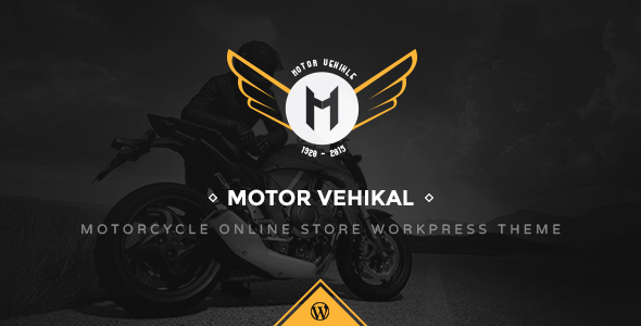 Motor Vehikal - 摩托车机车用品在线商店WordPress主题