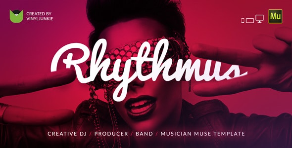 Rhythmus - 创意DJ制作人音乐家网站Muse模板