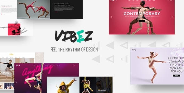 Vibez - 舞蹈工作室形体培训班WordPress主题