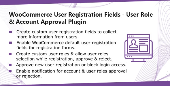 WooCommerce User Registration Plugin - 用户注册自定义字段插件