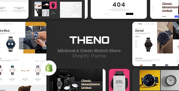 THENO – 简约干净手表商店Shopify主题