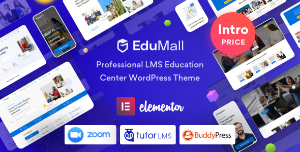 EduMall - 专业教育培训网站模板WordPress主题