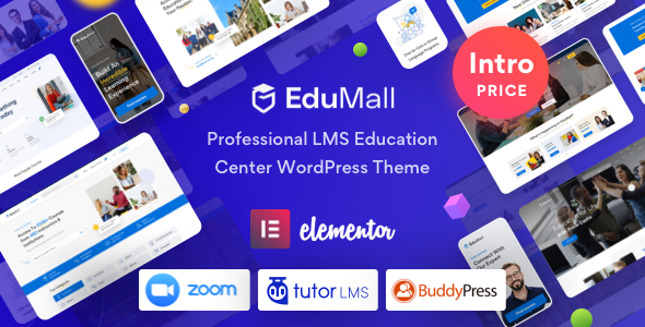 EduMall - Professional LMS Education Center WordPress Theme