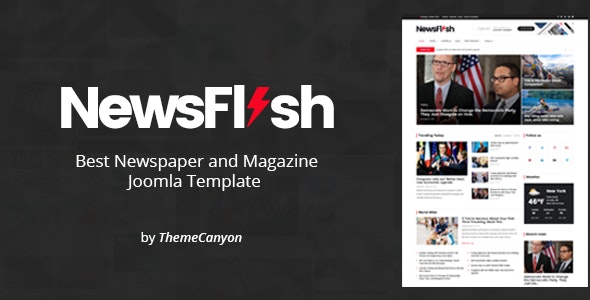 NewsFlash - 新闻快讯博客杂志Joomla模板