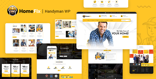 HomeFix - Plumber Handyman Maintenance Theme