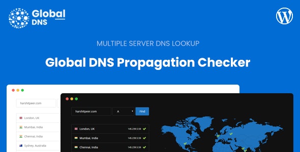 Global DNS - Multiple Server - DNS Propagation Checker - WP