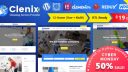 Clenix - 保洁家政服务网站模板WordPress主题