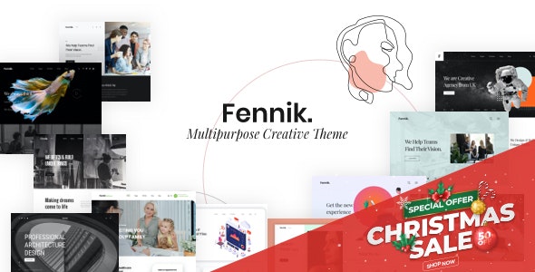 Fennik - 创意多用途企业网站WordPress主题模板