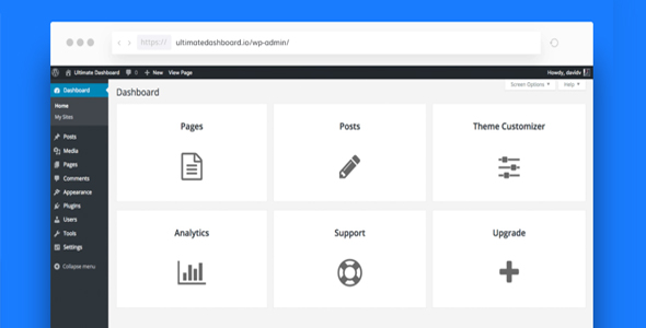 Ultimate Dashboard Pro - 自定义简化后台管理面板WordPress插件